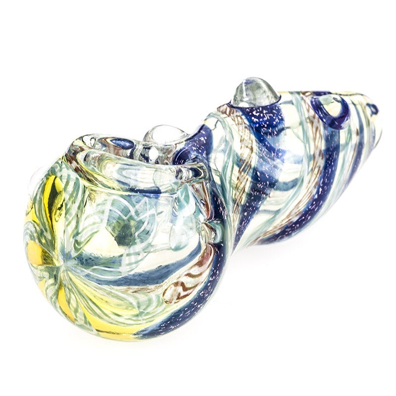 Swirl Fumed Glass Pipe