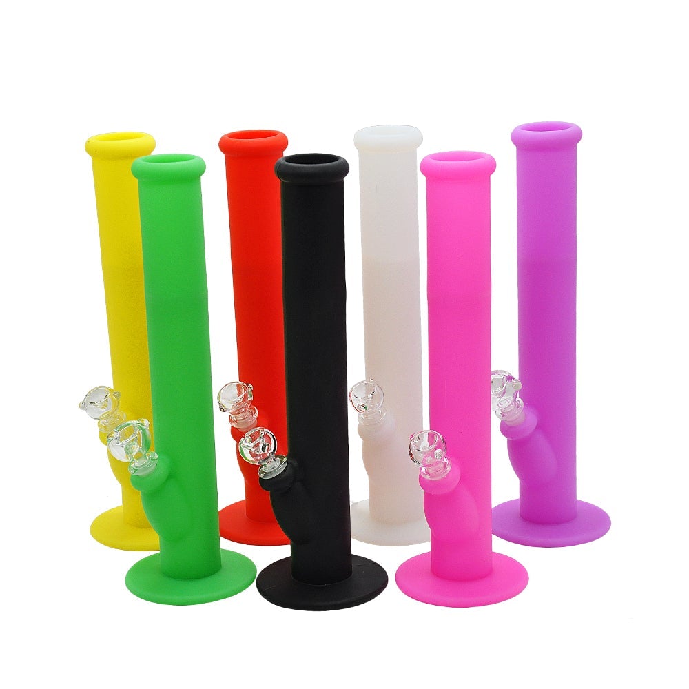 Straight Tube Silicone Bong