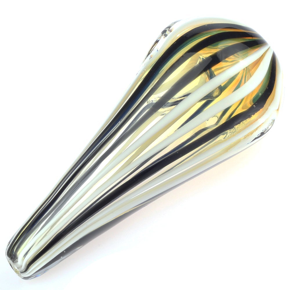 3.3 Mini Fumed Glass Cone Shaped Spoon Pipe