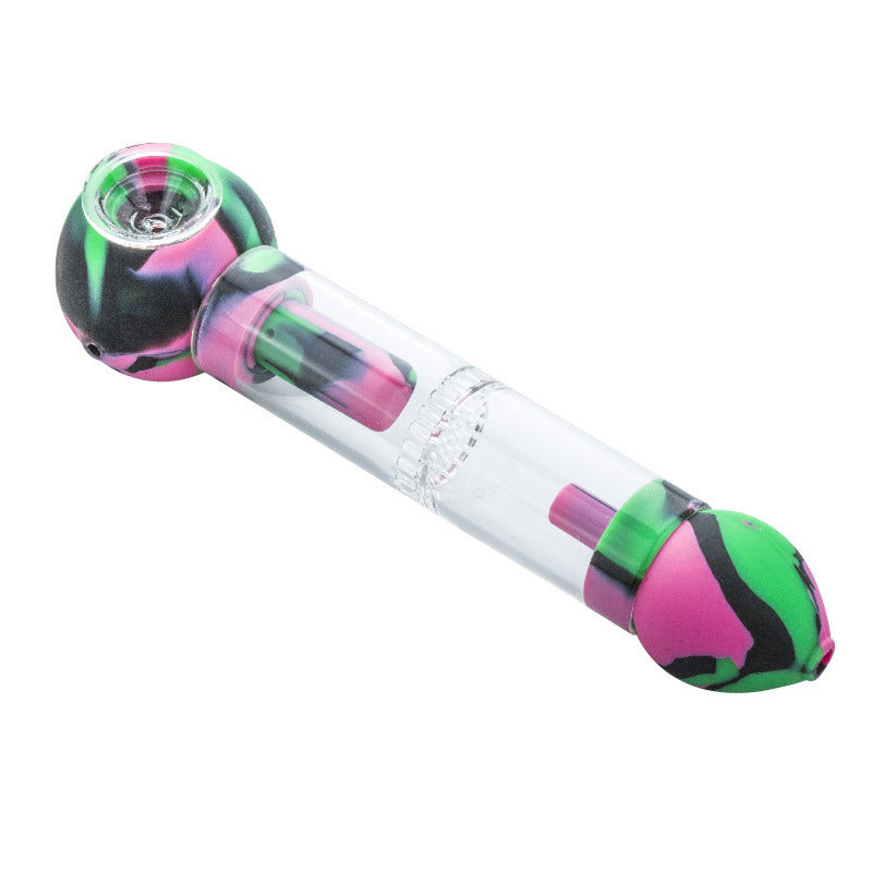 Silicone Honeycomb Perc Pipe (Random Color)