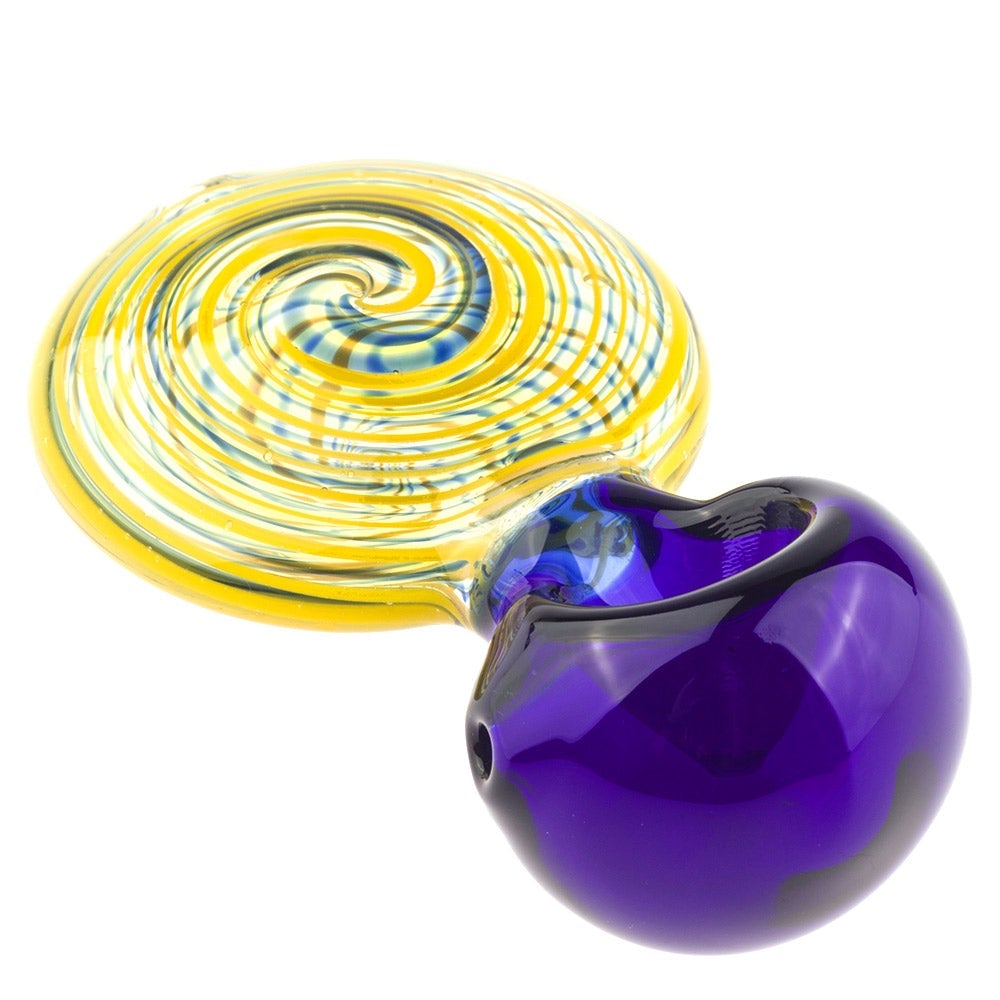 Swirl Patent Pendant Glass Spoon Pipe