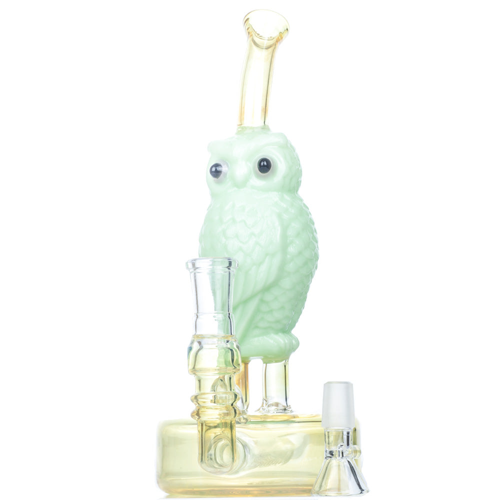 8 Owl Theme Glass Bong