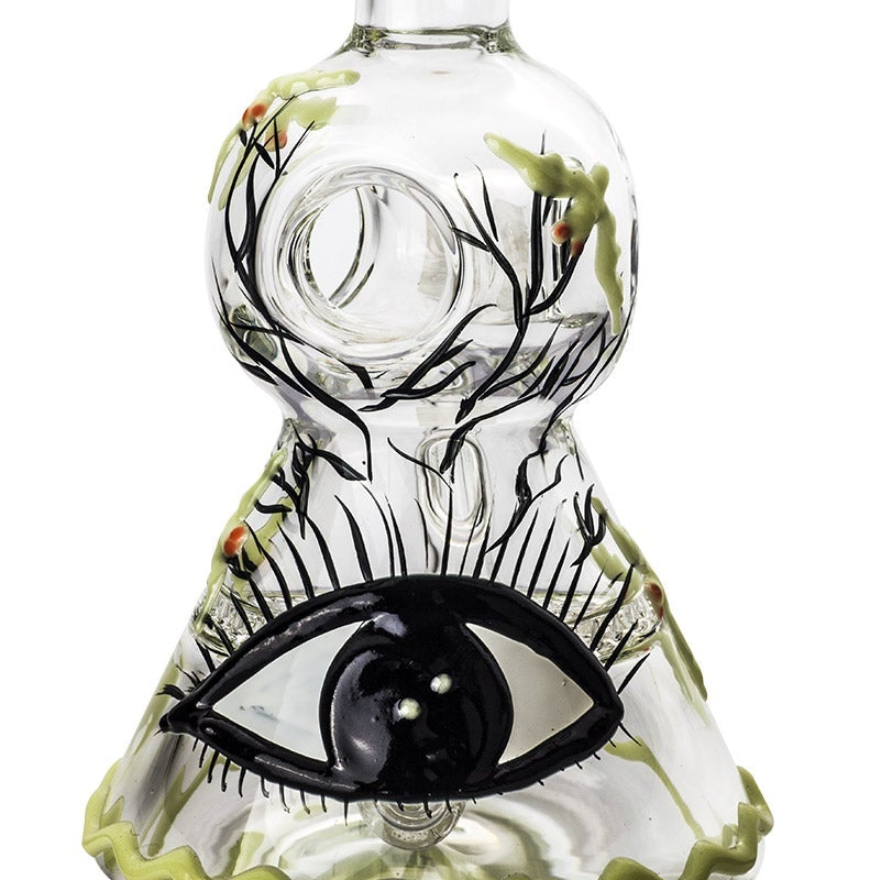 8 Honeycomb Dab Rig w/ Eye Pattern