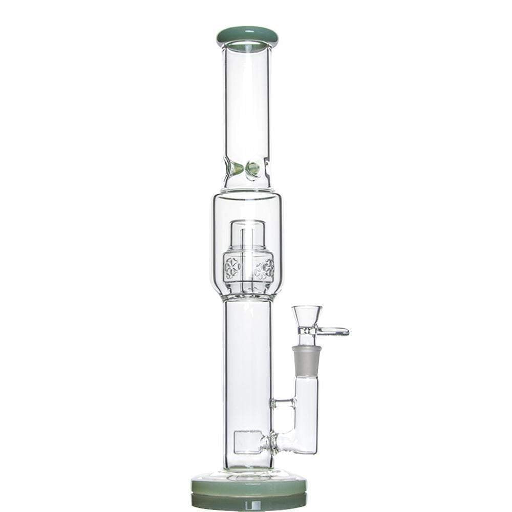 16 inch Glass Bong with Flower of Life perc to Matrix perc 18.8mm