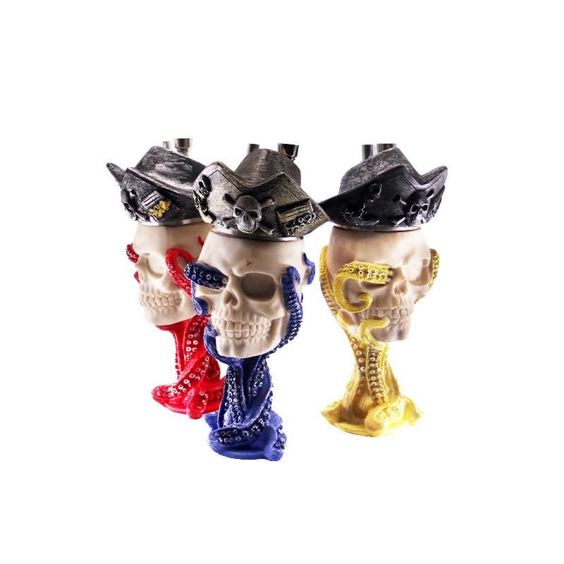 Skull Resin Bong Halloween Hookah
