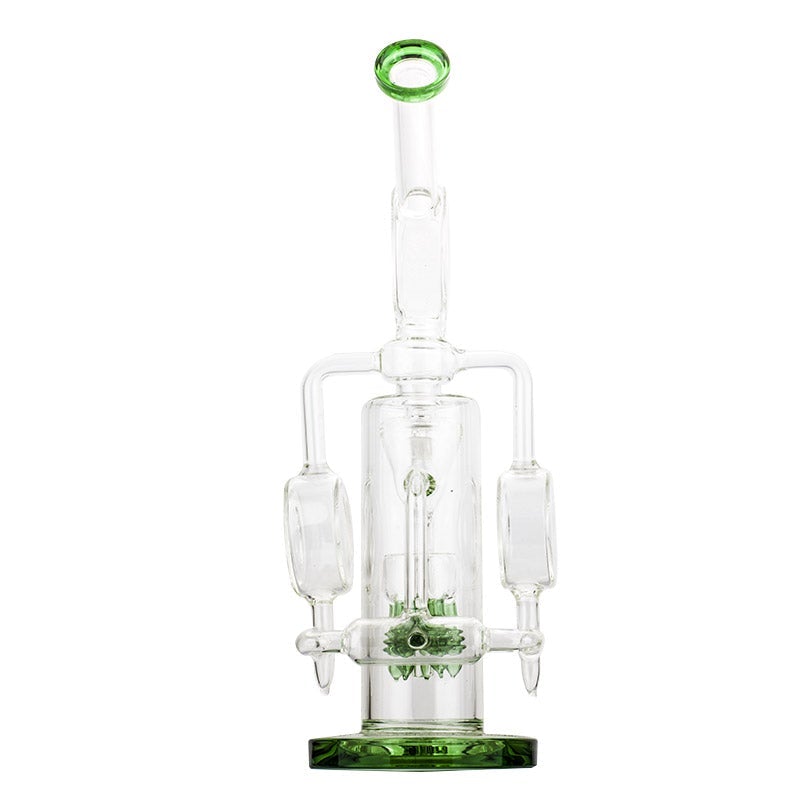 14 Gourd Perc w/ Multi Chamber Glass Bong