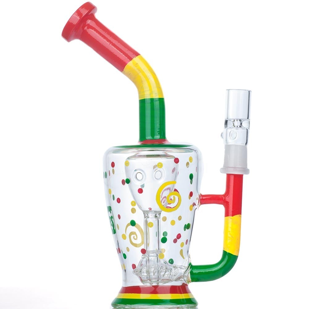 8 Rasta UFO Perc Glass Bong