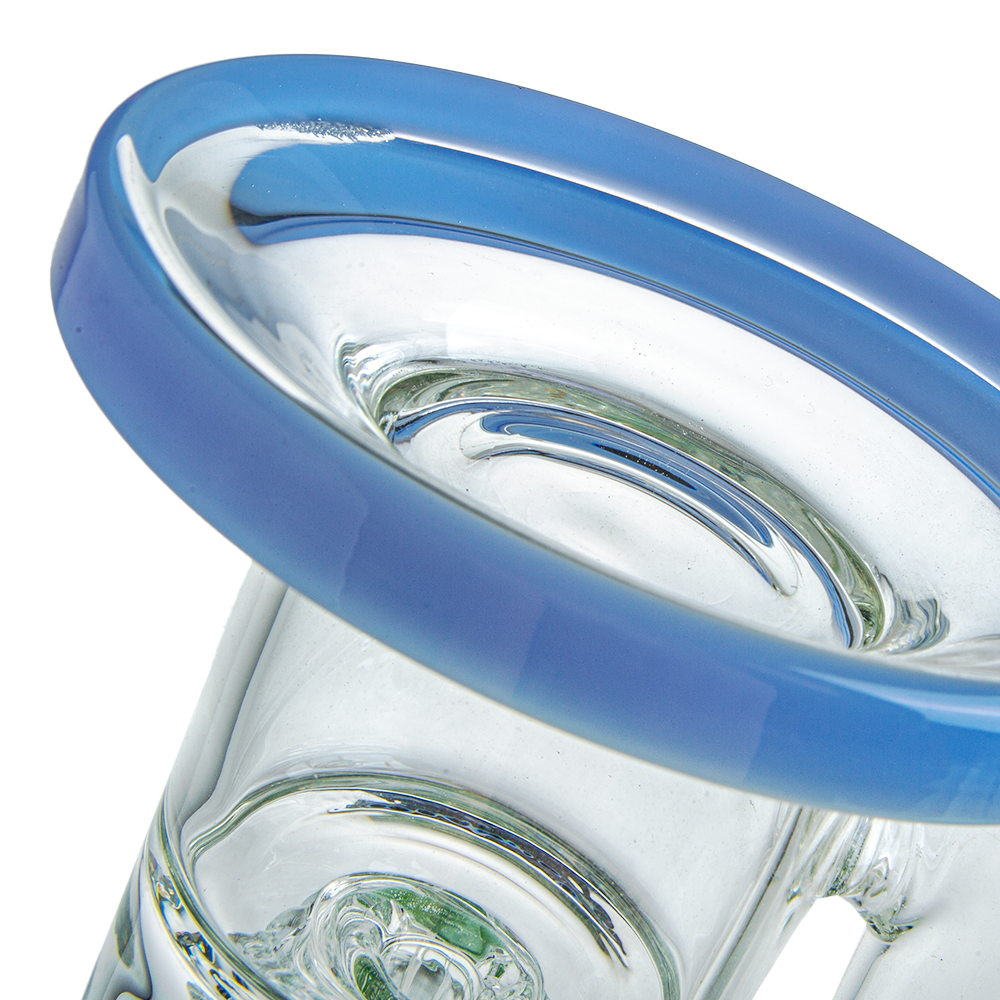 13.8 Square Base Thick Glass Beaker Bong