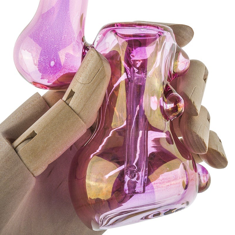 Violet Glass Sherlock Bubbler
