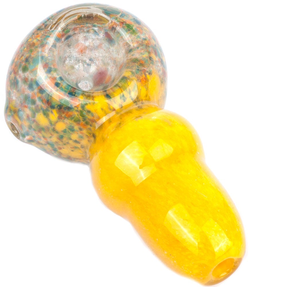 Fritted Pattern Mini Glass Pipe