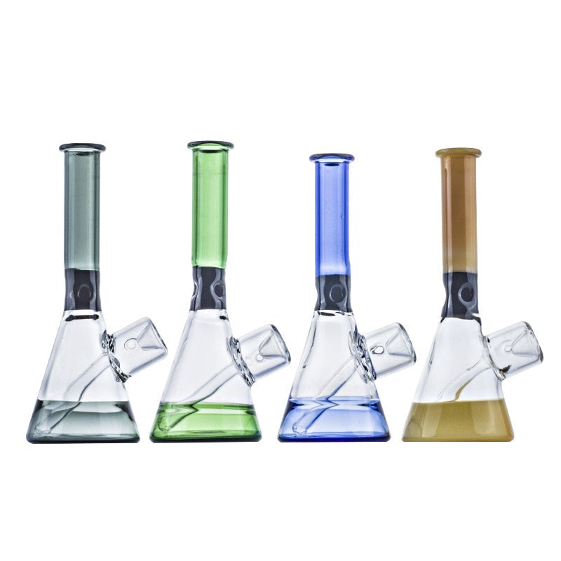 6 Mini Glass Beaker Bong