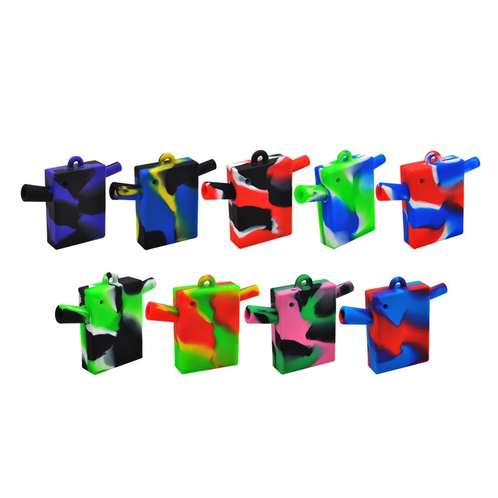 Mini Square Silicone Blunt Bubbler