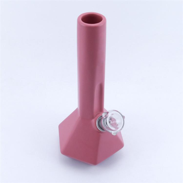 Ceramic Angular Beaker Bong