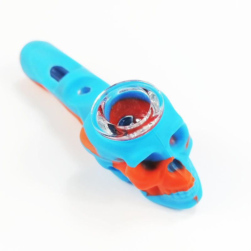 Skull Silicone Hand Pipe