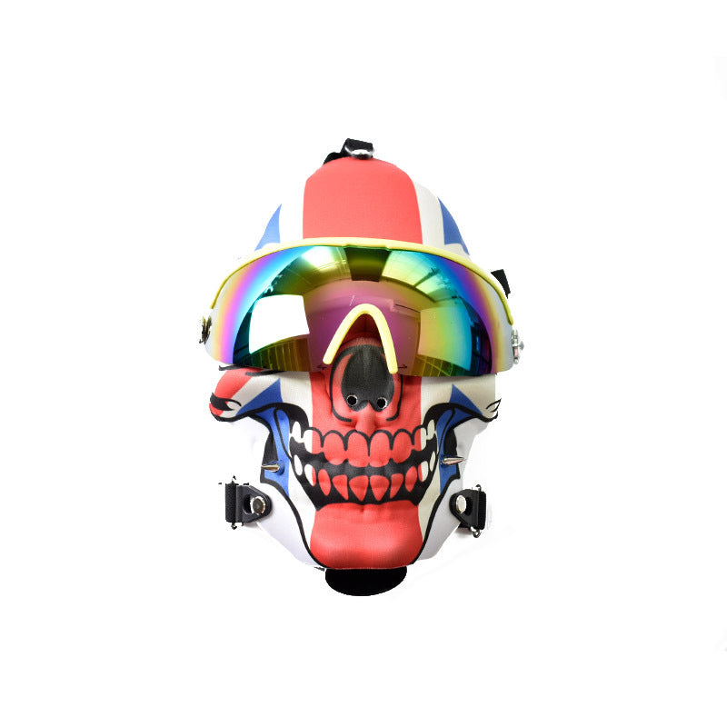 Sun Glasses Skull Fabric Gas Mask Bong w/ Water Pipe