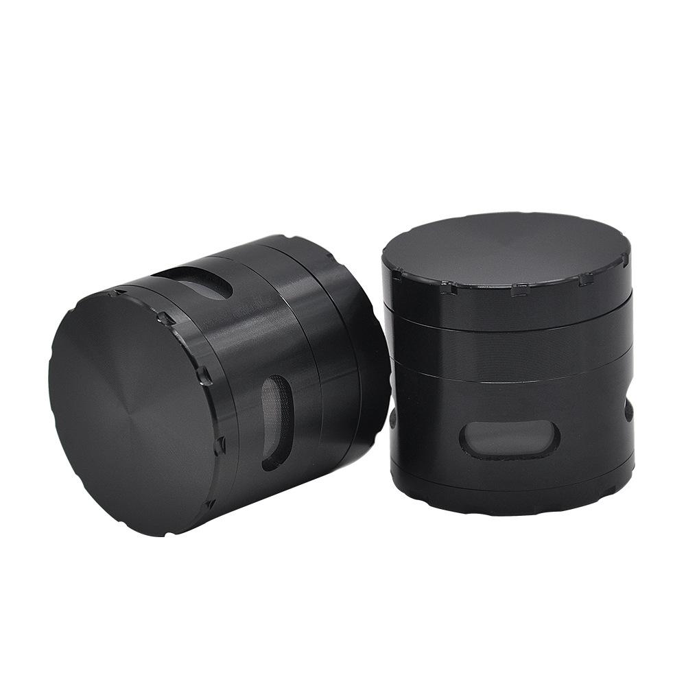 Herb Grinder W/ 3 Transparent Windows 4 Layer 63 mm