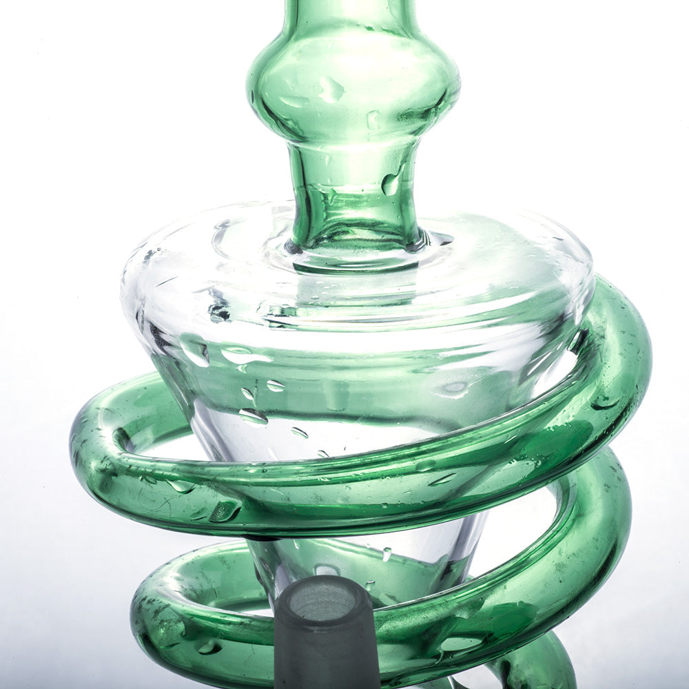 Quartz Enail W/ Spiral Recycler Dab Rig Bundle