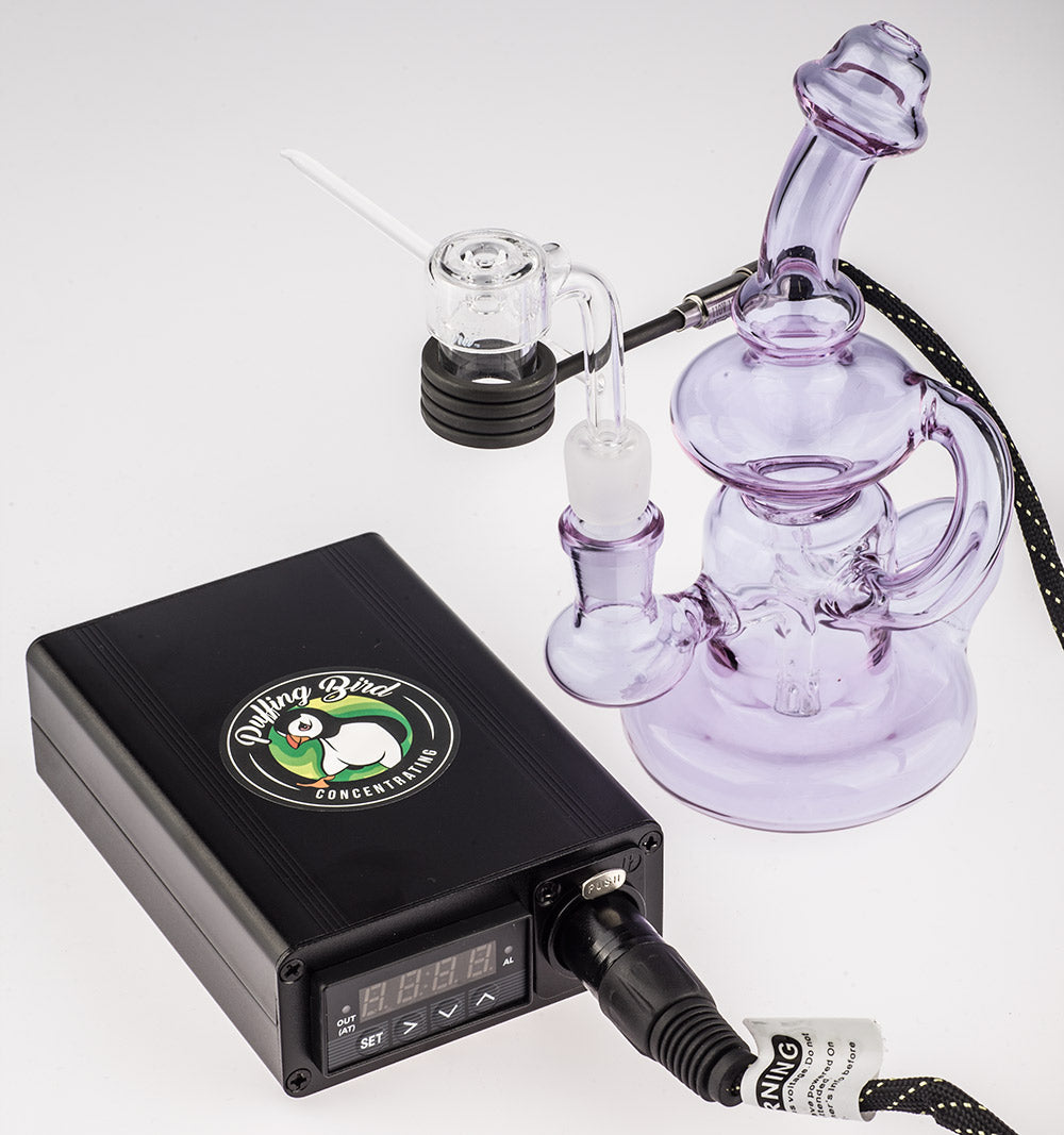 Enail Quartz Kit With Pink Dab Rig Bundle
