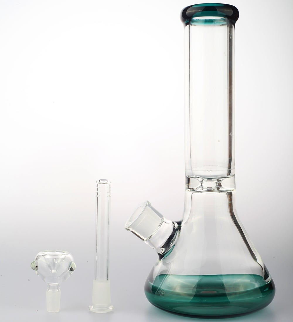 7mm Extra Thick Beaker Glass Bong W/ Ice Catcher