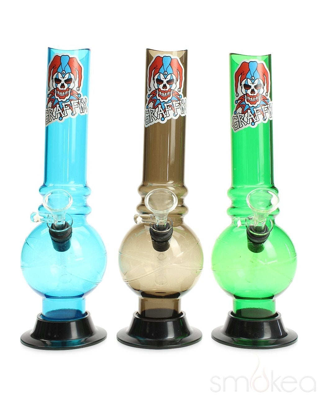 Graffix 10 Bubble Skinny Acrylic Bong