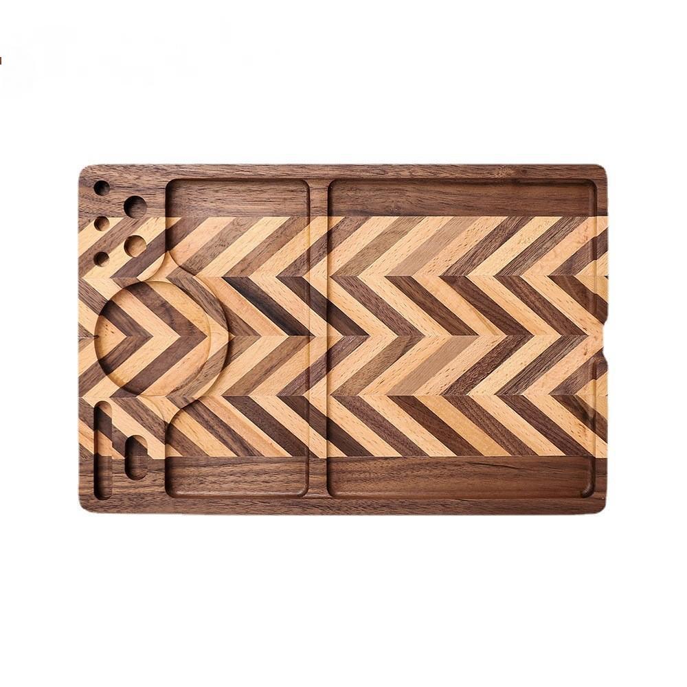 Zebra Pattern Cigarette Straw Rolling Tray