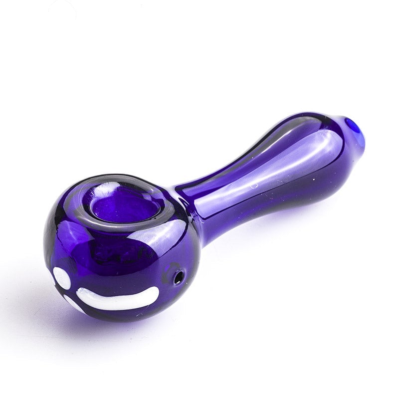 Purple Glass Spoon Pipe