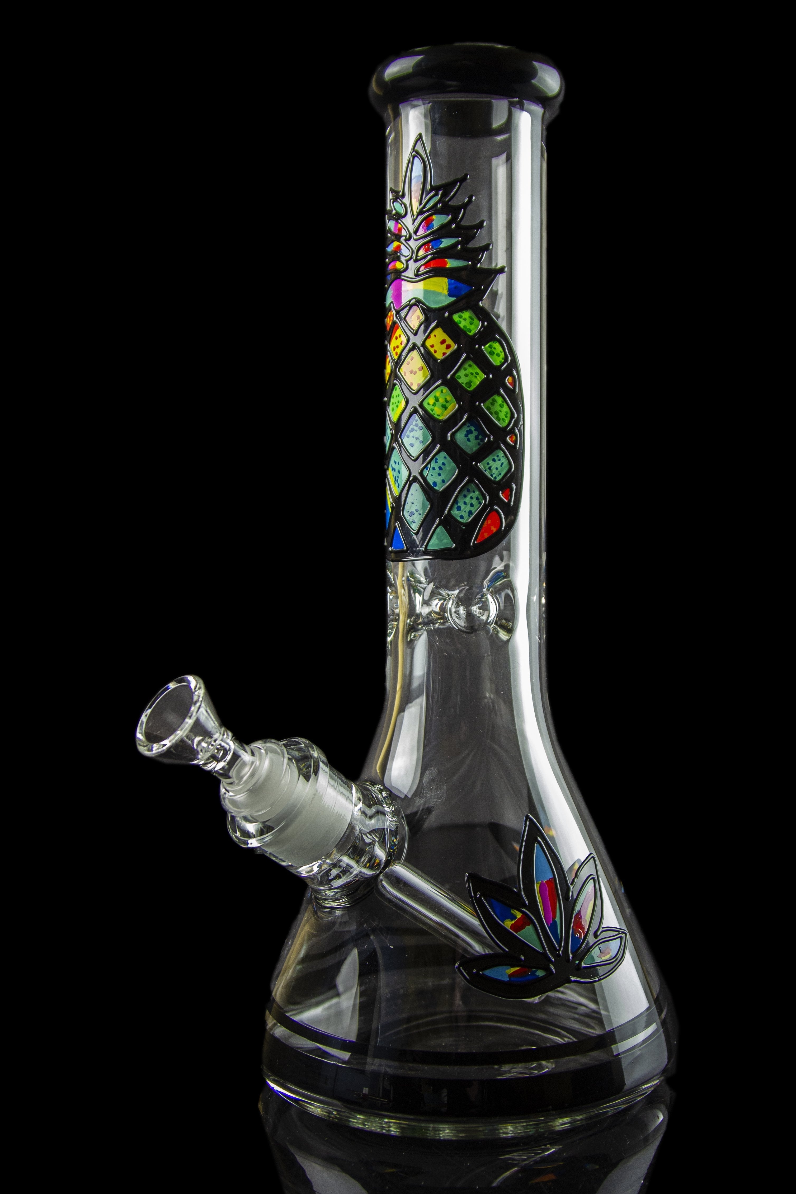 Psychedelic Pineapple Beaker Bong