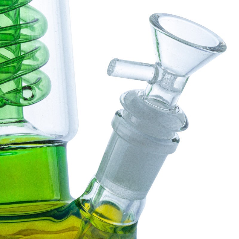 11 Spiral Perc Glass Beaker Bong
