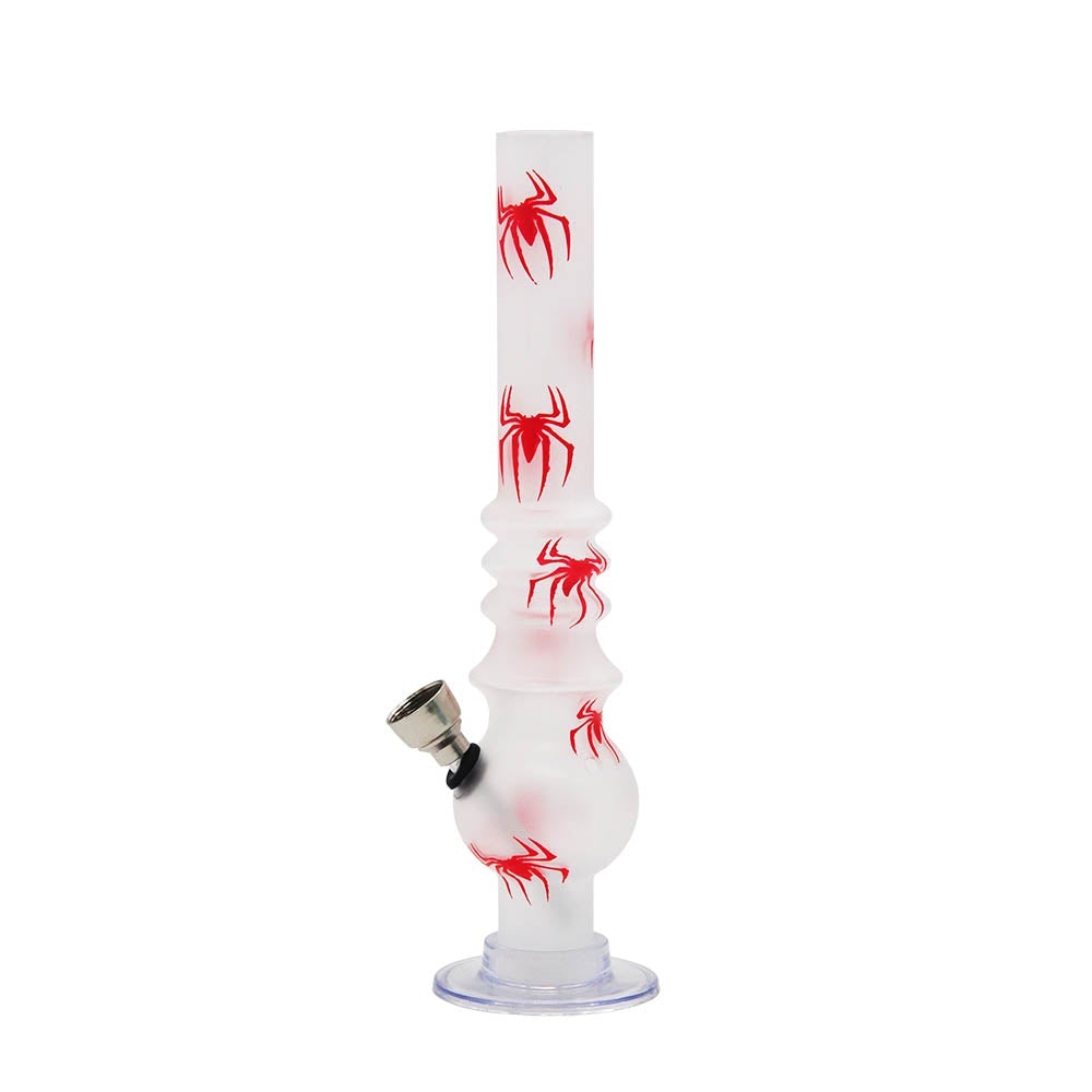 8 Spider Pattern Acrylic Bong(Random Color)