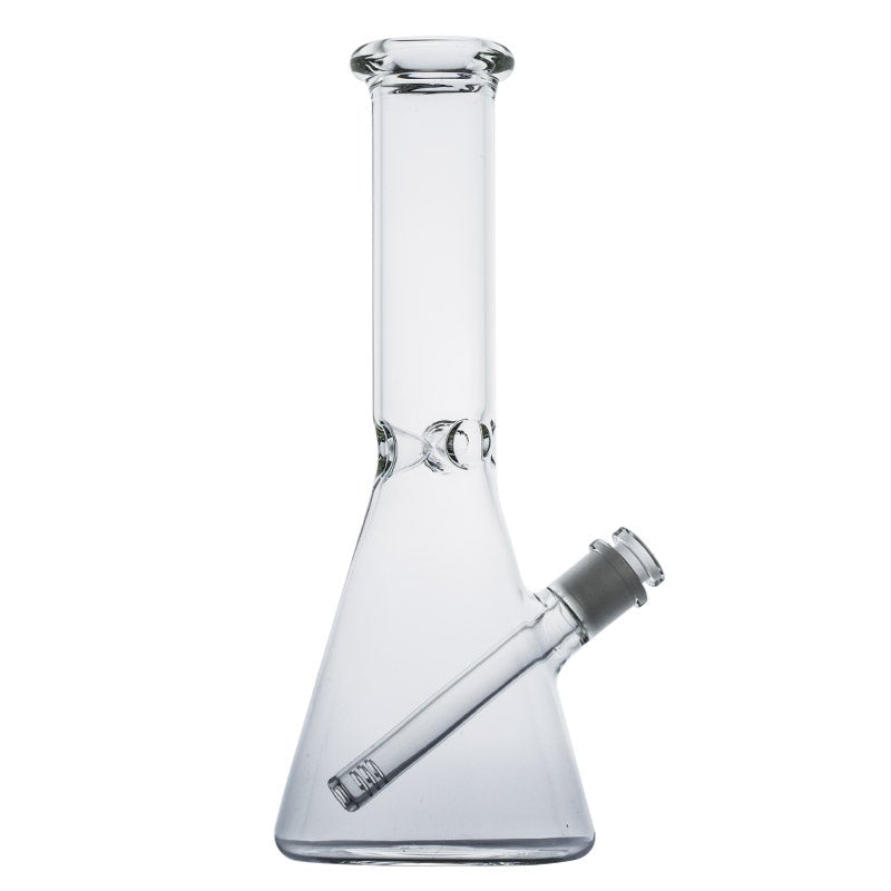 11.4″ Clear Beaker Bong With Slitted Downstem