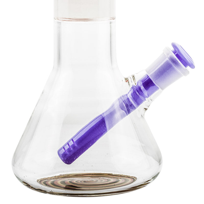 4.7 18mm To 14mm Acrylic Slitted Diffuser Downstem (Purple)