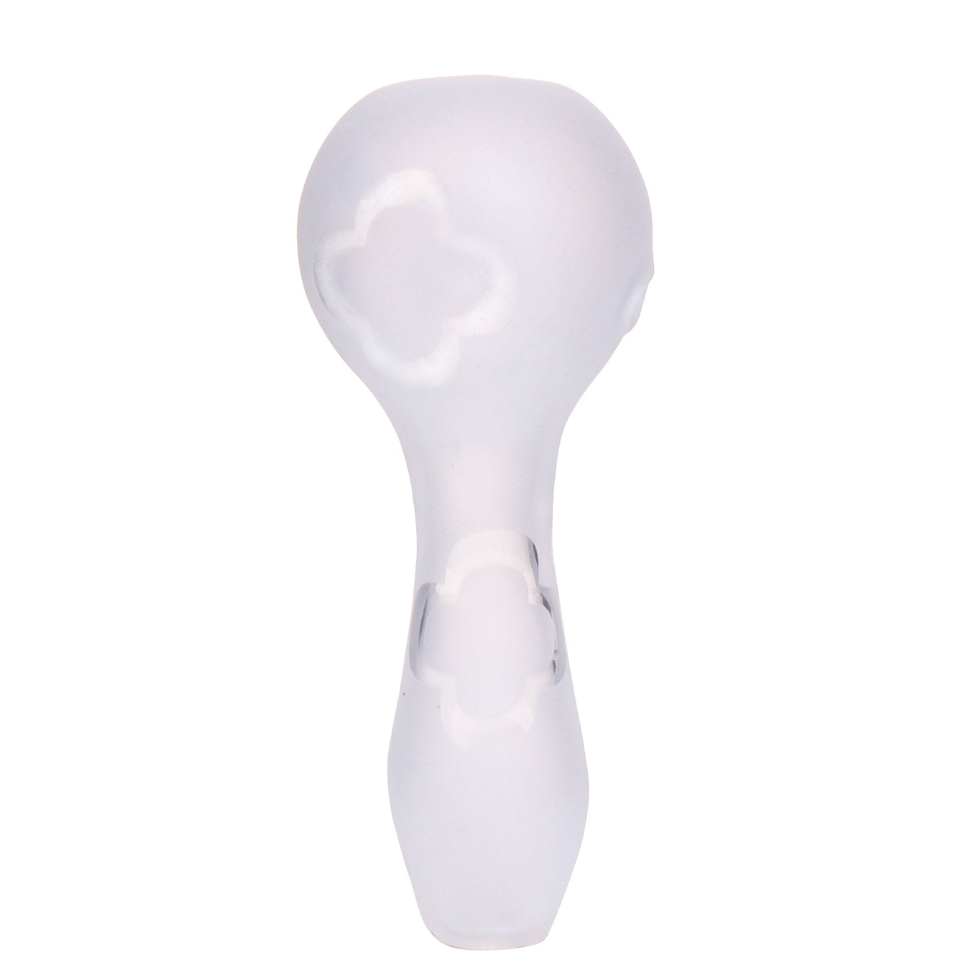 4.4 Frosted Glass Spoon Pipe