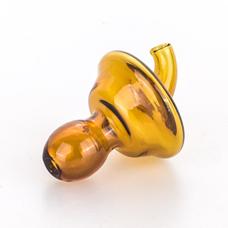 Yellow Glass Dab Carb Cap - PuffingBird AU