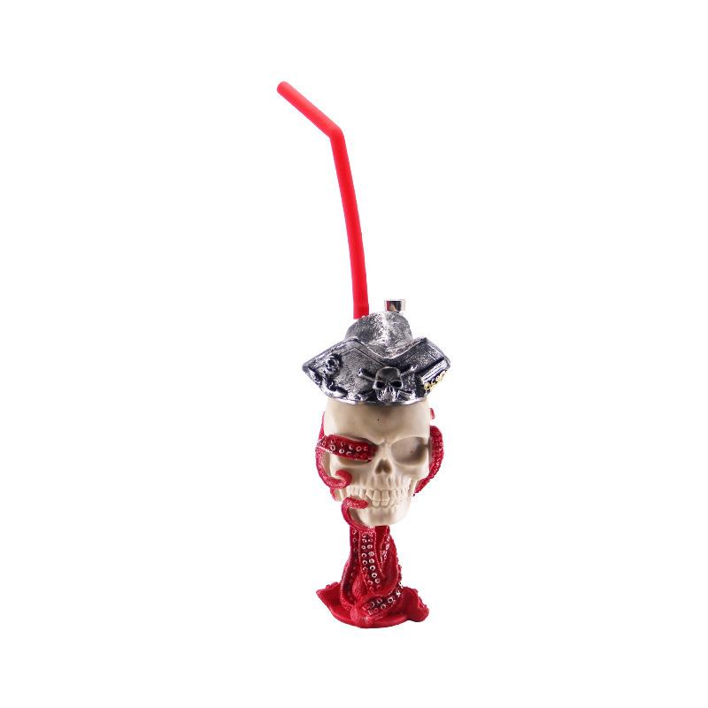 Skull Resin Bong Halloween Hookah