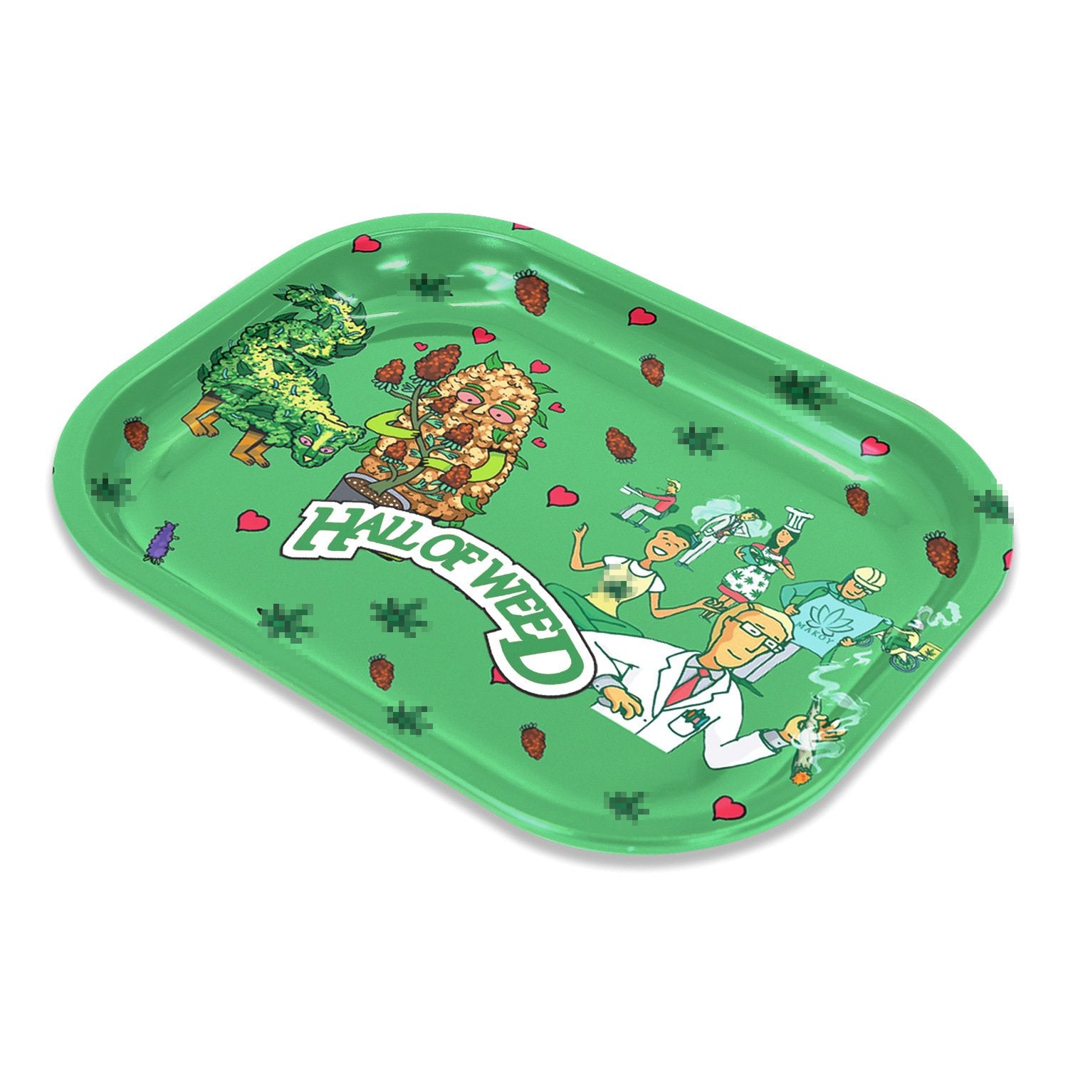Metal Cigarette Panel Weed Rolling Tray