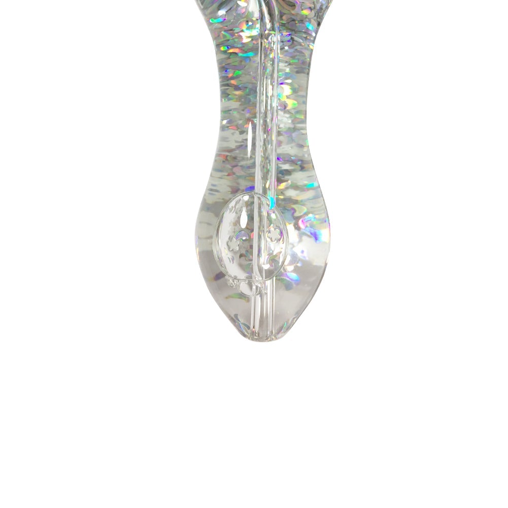 Sparkly Glitter Glass Pipe (Random Color)