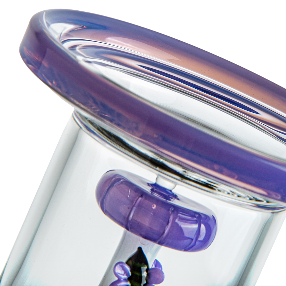 12.6 Honeycomb Straight Tube Glass Water Pipe