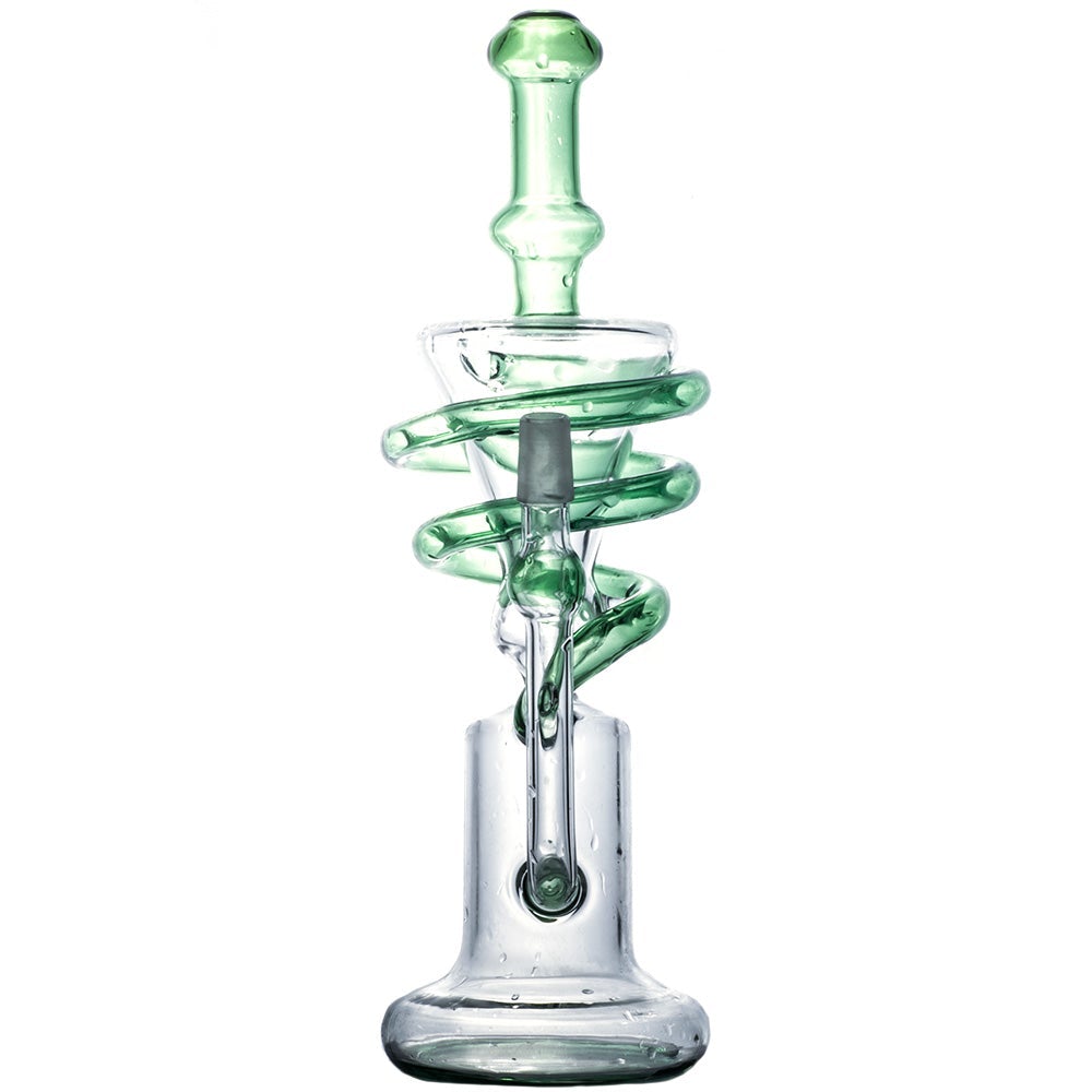 Spiral Perc Recycler Dab Rig
