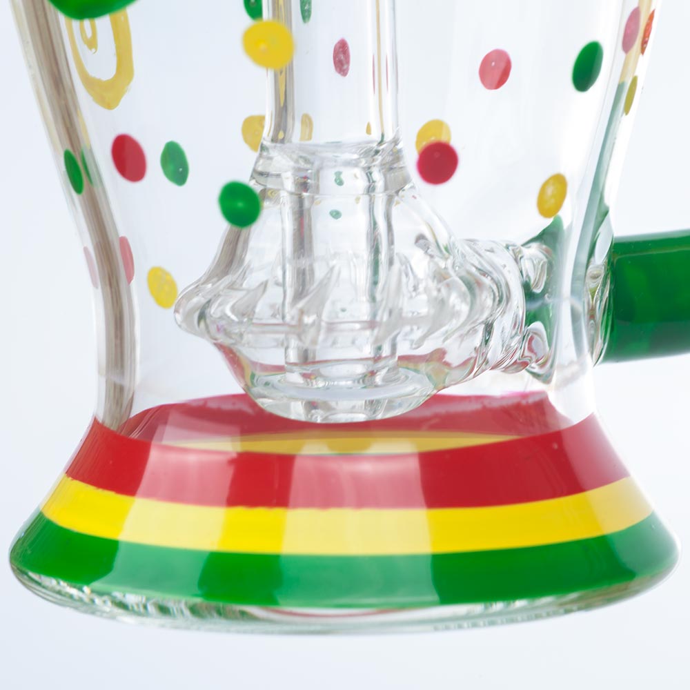 8 Rasta UFO Perc Glass Bong