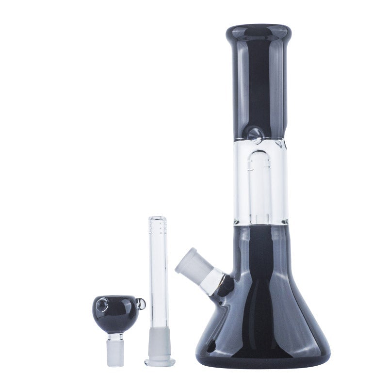11 Black Glass Beaker Bong
