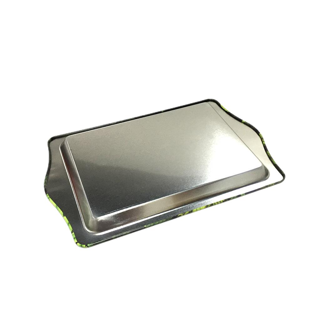 Green Tinplate Plate Rolling Tray