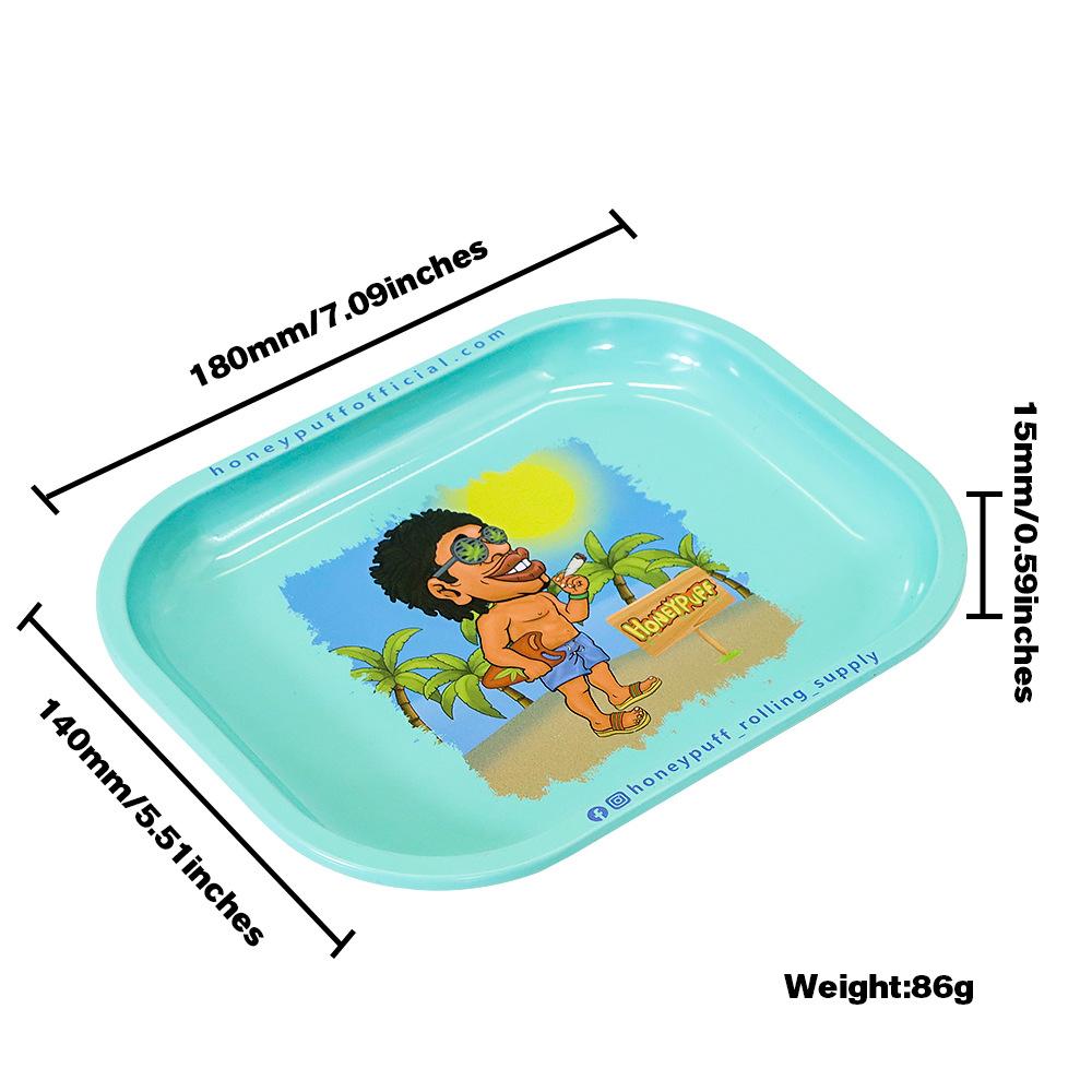 HoneyPuff Tinplate Rolling Tray