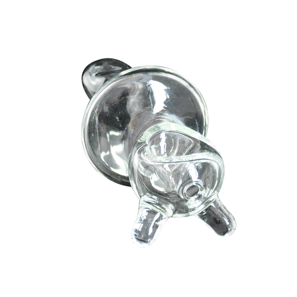 Cone Shape Clear Glass Pipe