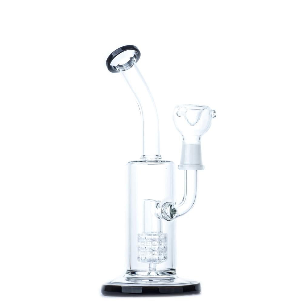 Mini Matrix Perc Dab Rig and Penis Novelty Glass Bong Set