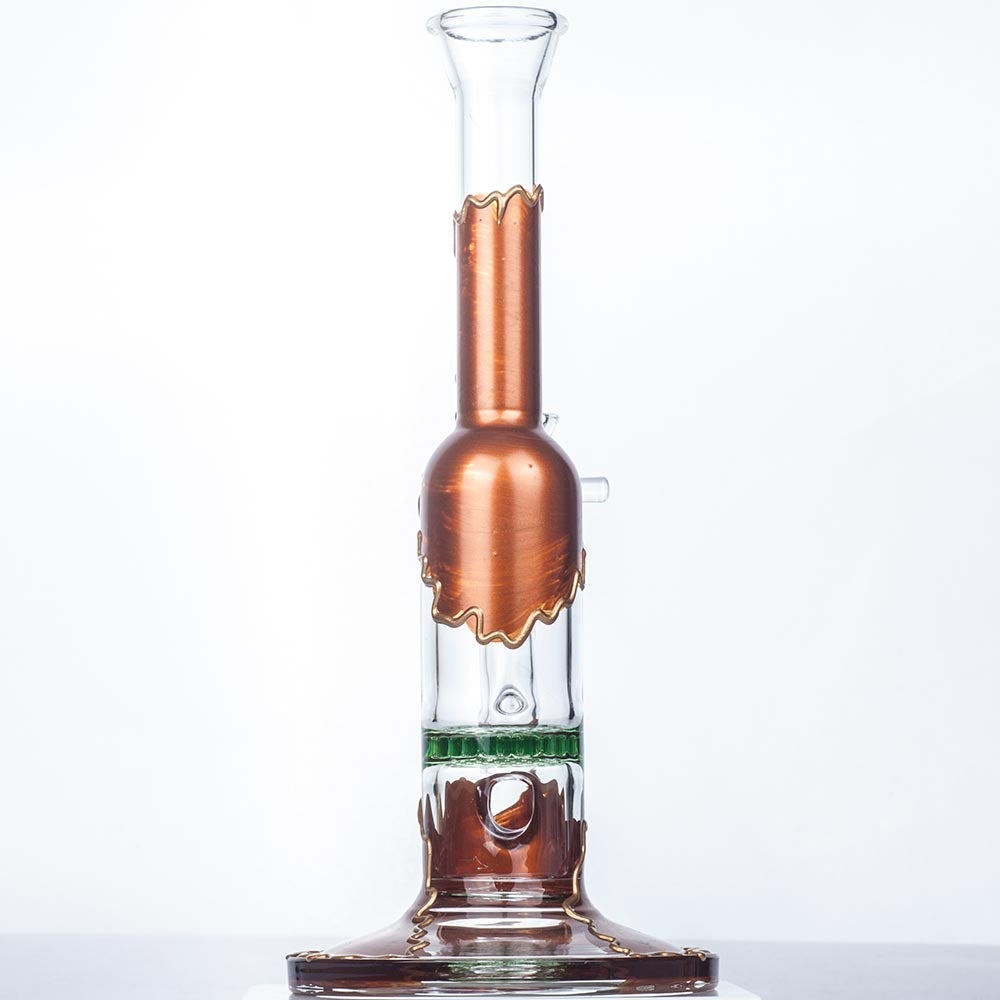 9 Straight Tube Honeycomb Bong