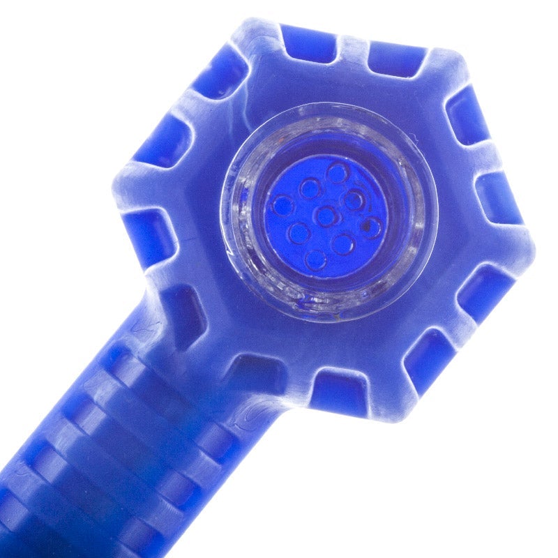 Blue Silicone Weed Pipe