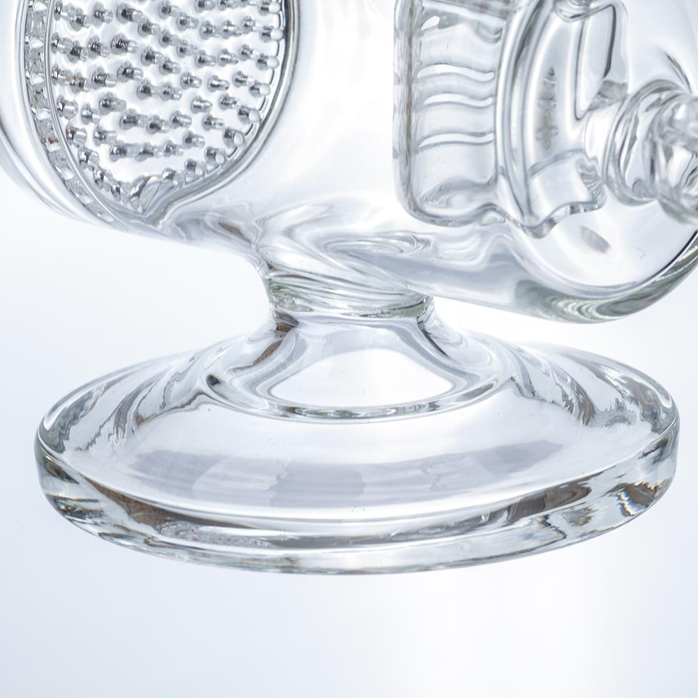 9 Clear Glass Multi Perc Dab Rig