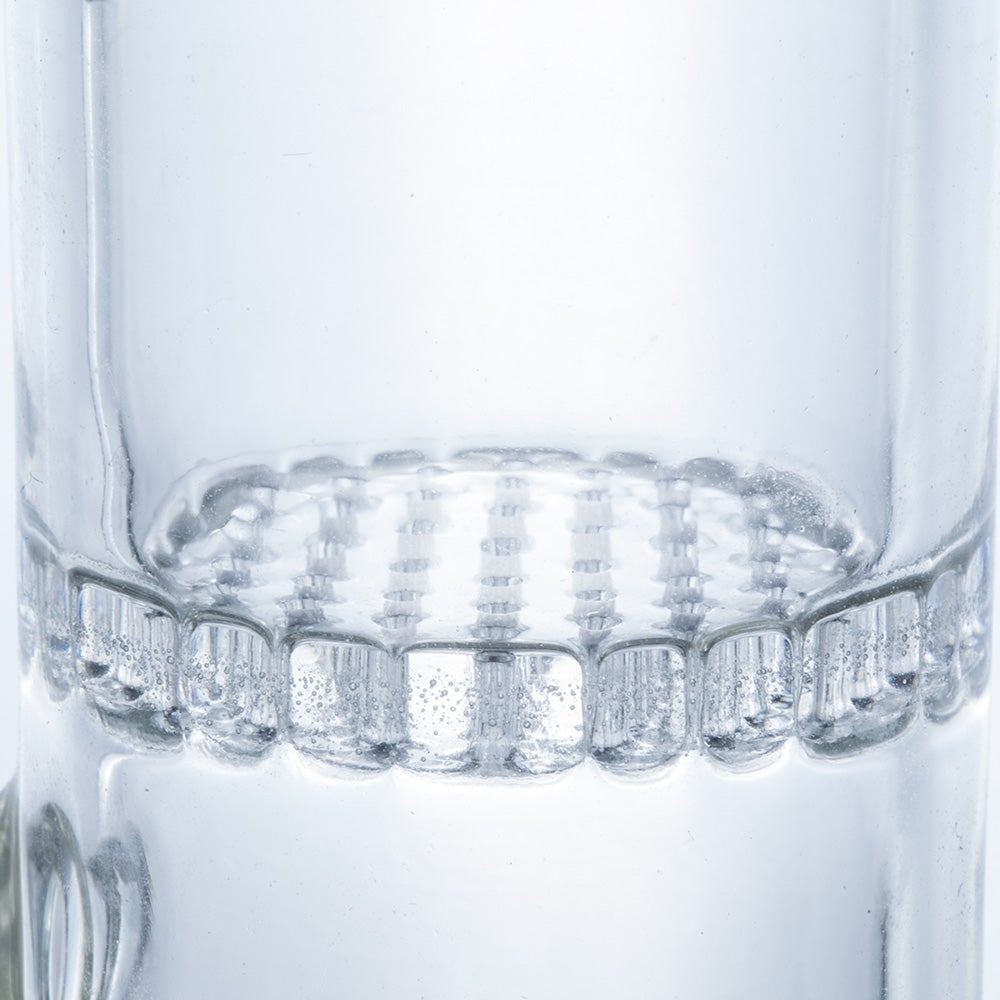 10 Straight Tube Honeycomb Perc Bong