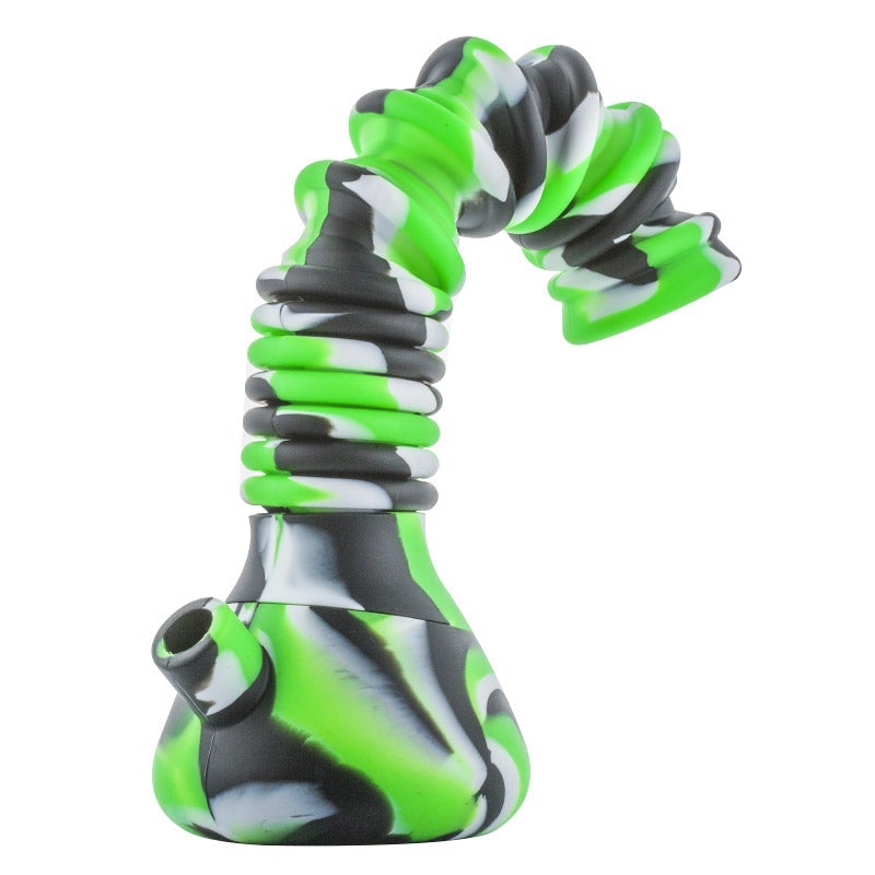 21 Silicone Collapsible Beaker Bong (Random Color)