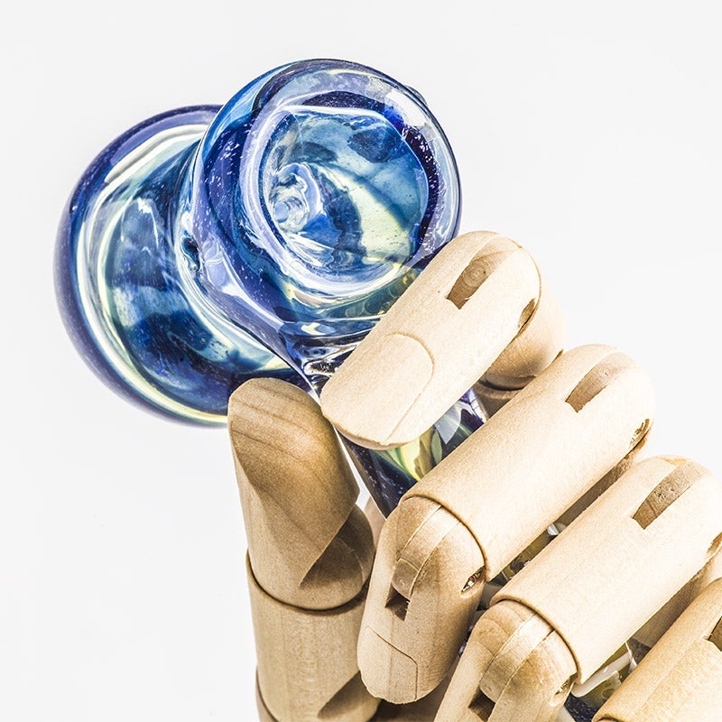 Bee Pattern Glass Hammer Bubbler